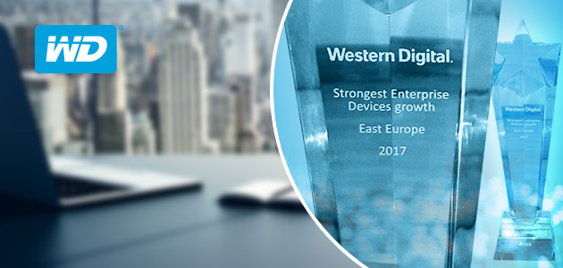 ASBIS je osvojio prestižno 'Strongest Enterprise Device Growth 2017 in Eastern Europe' priznanje tijekom WD partnerske konferencije.