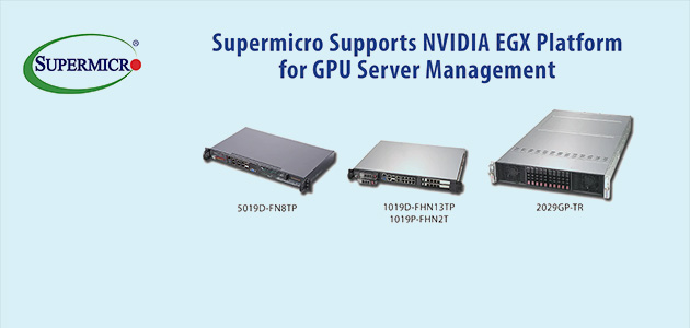 NVIDIA EGX softverski paket u kombinaciji provjerenim Supermicro hardverom upravlja GPU serverima širom mreža u Cloud okruženju