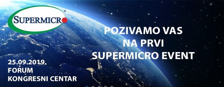 Prvi Supermicro event u Hrvatskoj održat će se u srijedu