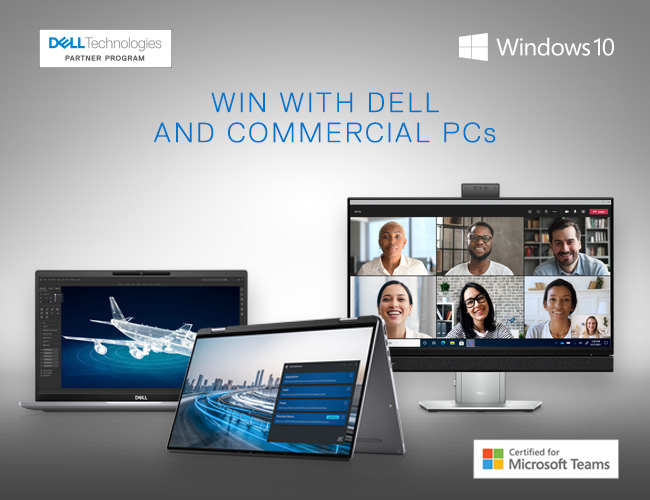 Dell je pripremio novi dio programa iz serije 'Win with Dell' u kojem Vas poziva da prodajete Dell Latitude i/ili Dell video konferencijske monitore certificirane za Microsoft Teams te zaradite vrijedne poklon bonove!